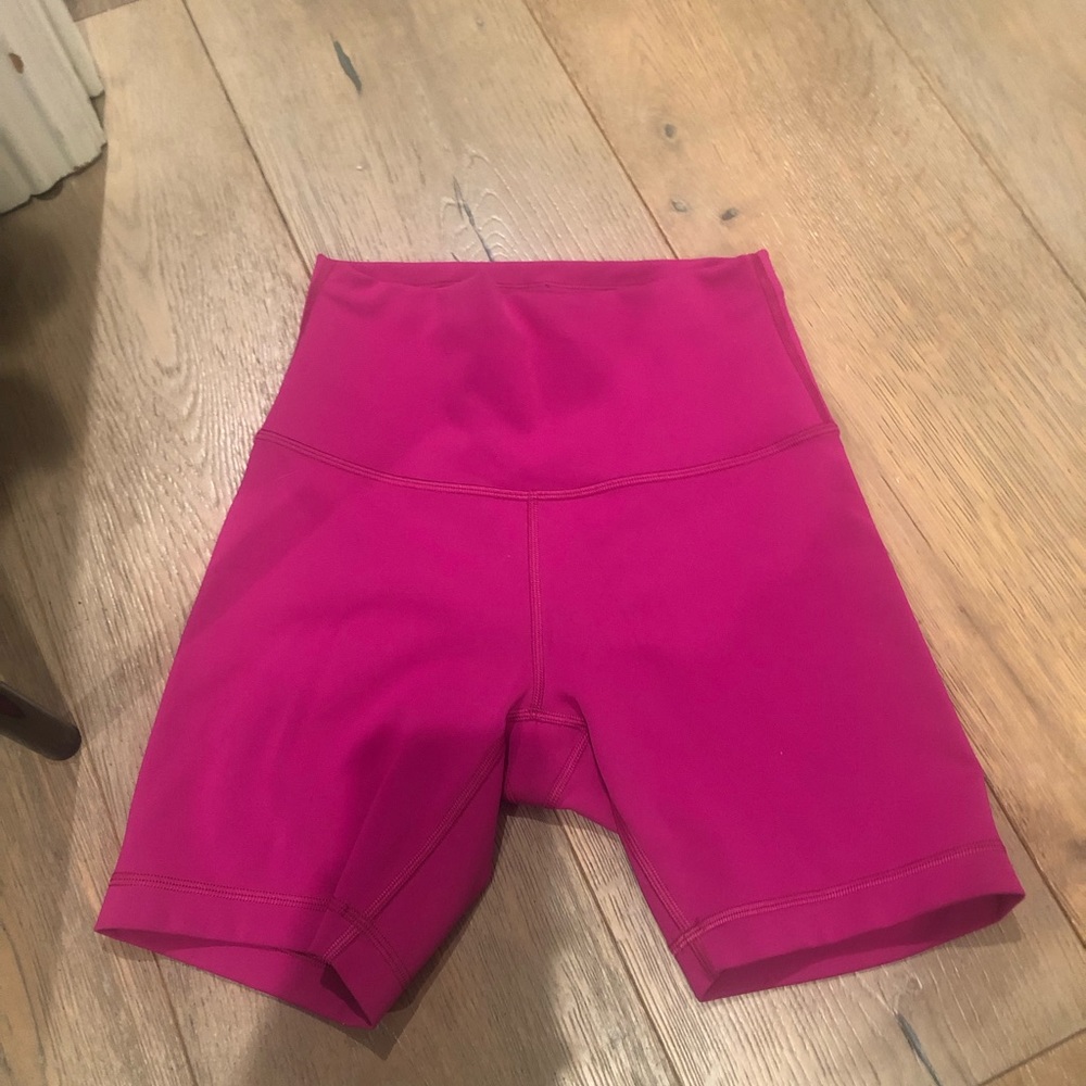 Lululemon wunder train 6 inch shorts | Ripened Raspberry | Size four